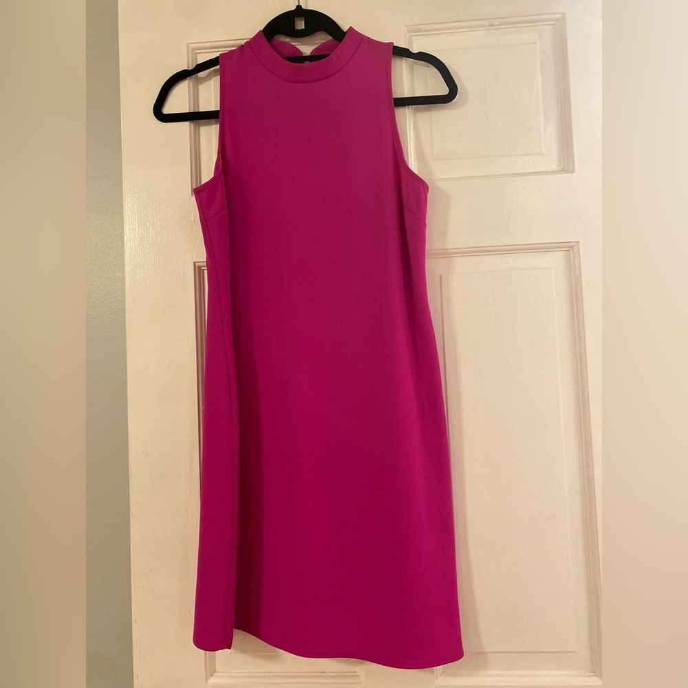 Pink shift dress
